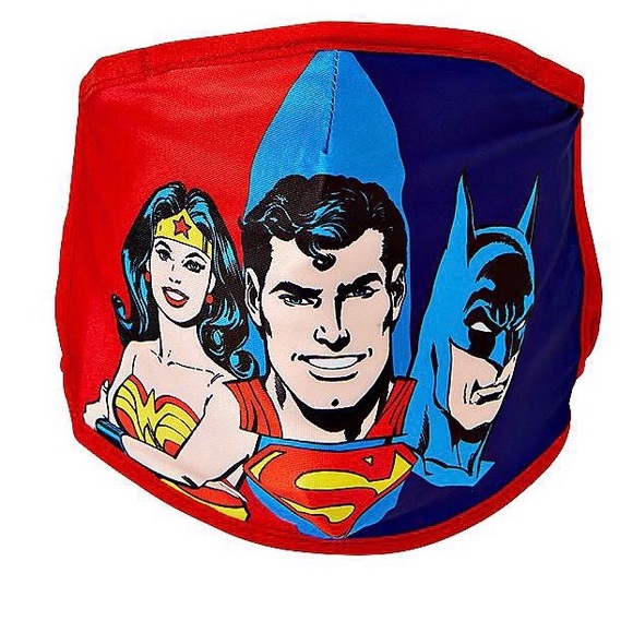 🎃 2for1 DC Heroes justice league Face Masks size OS New in packages - Picture 2 of 11